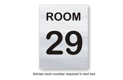 room number sign ba national safety signs