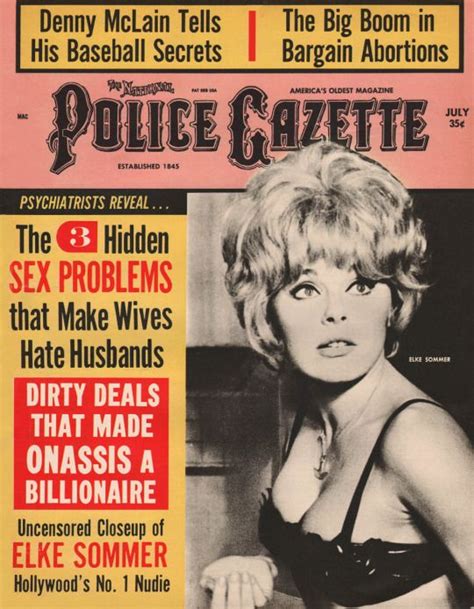 “national Police Gazette” Tabloid July 1969 Old Magazines Police