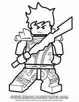 Ninjago Kai Coloring Pages Lego Zx Getcolorings sketch template