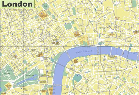 london tourist attractions map ontheworldmapcom