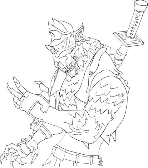 fortnite dire wolf coloring pages coloring  drawing