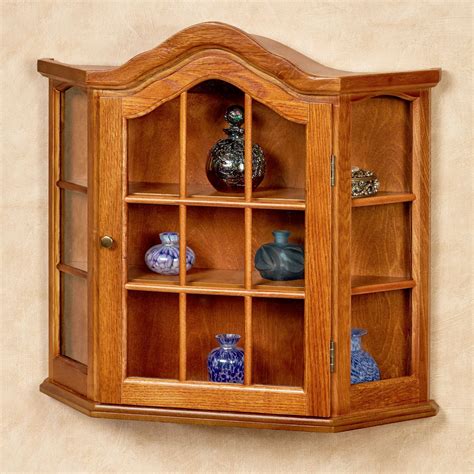 andre wooden wall curio cabinet