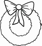 Christmas Coloring Pages Wreaths Wreath Simple Printable Advent Reef Drawing Preschoolers Kids Color Sheets Easy Clipart Ribbon Template Print Vector sketch template