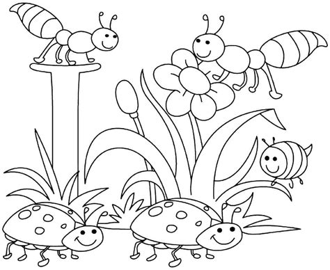 printable springtime coloring pages