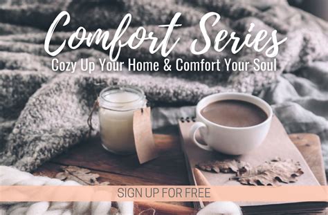 cozy   home comfort  soul sign    comfort series   restoring order