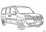 Fiat Coloring Doblo Pages Cars Main Supercoloring Drawing Printable sketch template