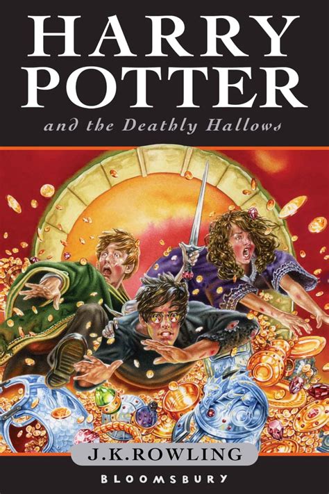 Harry Potter And The Deathly Hallows Uk Harry Potter Book Cover Art