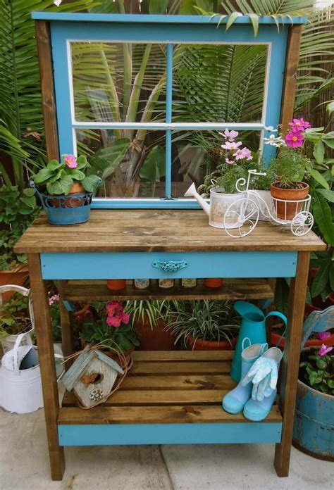 25 diy potting bench plans and ideas to beautify your