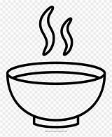 Bowl Sopa Noodle Cliparts sketch template