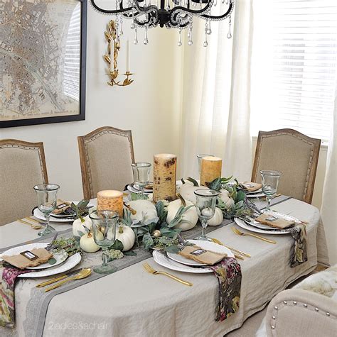 simple beautiful   decorate  dining table  fall