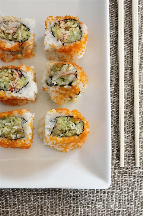 sushi crunch roll photograph  birgit tyrrell fine art america