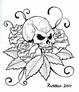 Skull Coloring Crossbones Pages Printable Pencil Colour Getcolorings Color sketch template