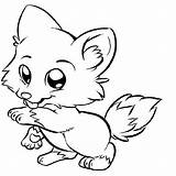 Wolf Coloring Pages Baby Cute Drawing Clawdeen Animal Wolves Chibi Fox Clipartmag Kawaii Sheets Puppy Coloringfolder sketch template