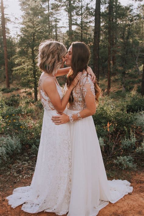Pin By Courtney Morgan On Wedding Lesbian Bride Lesbian Wedding