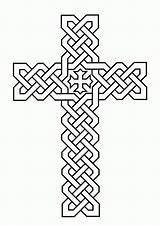 Celtic Azcoloring Coloring Cross Pages sketch template