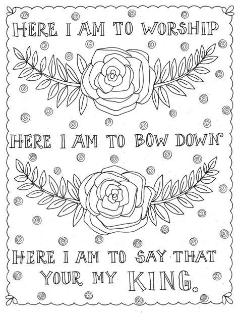 coloring pages  worship coloring pages