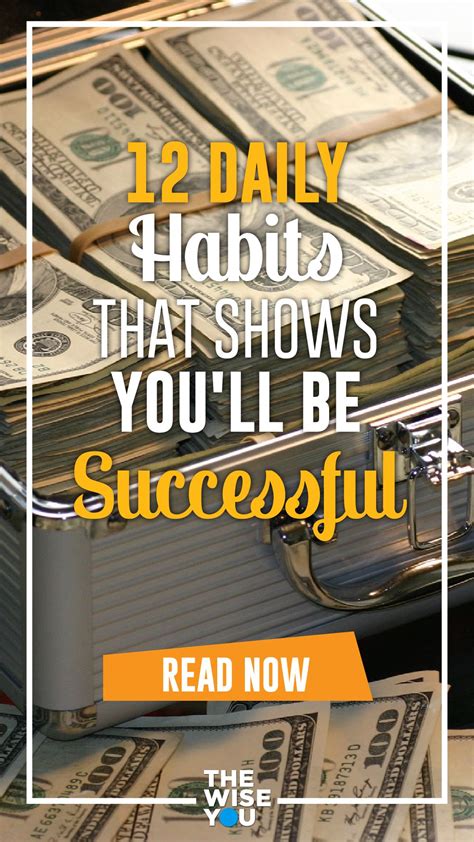 daily habits  show    successful   daily habits