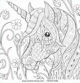 Coloring Unicorn Pages Adult Valentine Printable Getdrawings Color Getcolorings sketch template