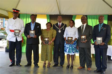 seven persons honoured by st james parish council