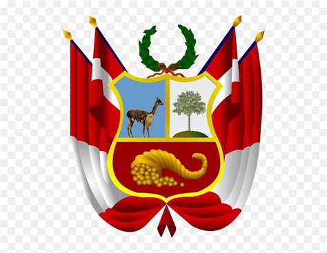 escudo nacional del peru peru coat  arms hd png  vhv
