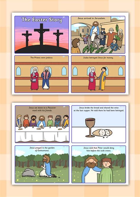 easter story  shown    pictures including jesus