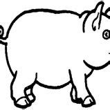 cute pig coloring page coloring sky