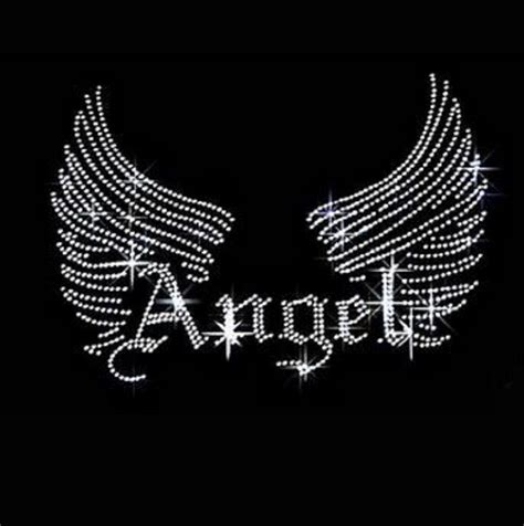 angel wings rhinestone iron on transfer rhinestone