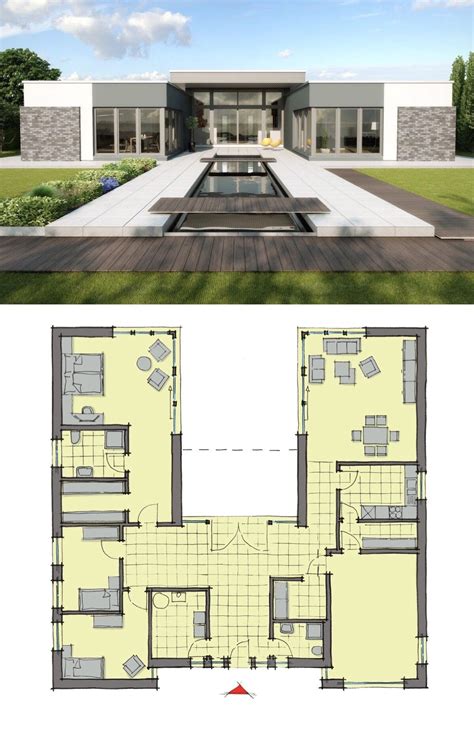 contemporary house designs  floor plans