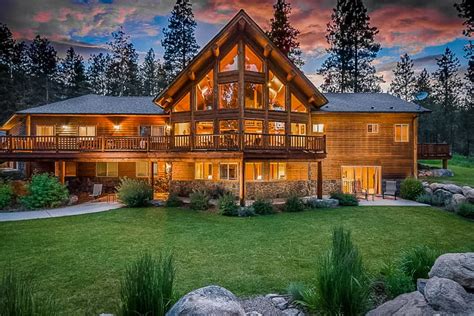 montana cabin rentals luxury log cabins  rent  mt