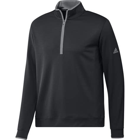 adidas mens primegreen upf quarter zip pullover in schwarz online