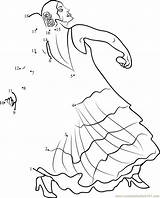 Flamenco Ailey Alvin Worksheets Dancers sketch template