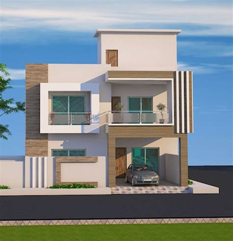 layout house styles house front elevation  marla house