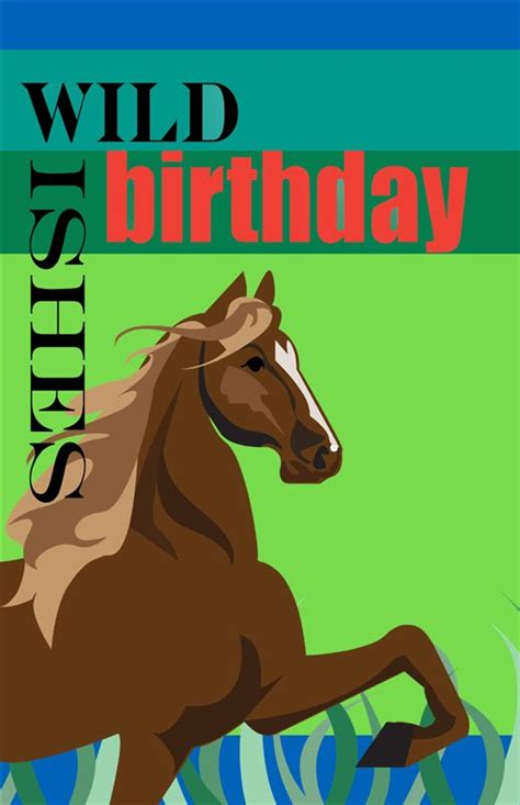 printable birthday horse creative center