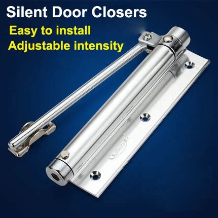 door closer household light door closers spring door bow buffer simple closure mute aluminum