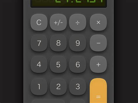 calculator mobile app design inspiration calculator design web app