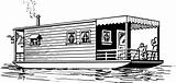 Clipart Houseboat Boat Houseboats Clipground sketch template