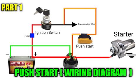 push start wiring diagram civic