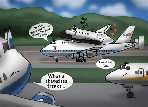 rule 34 airliner airplane inanimate nasa sex space shuttle text 996966