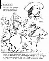 Custer Pages State Coloring Teach Who Children Things Yelled Historical Society So May sketch template