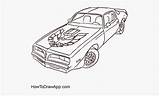 Trans Am Firebird Pontiac Draw Drawing Car Clipart Steps Easy Clipartkey sketch template