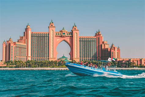dubai  hour speedboat  marina atlantis burj al arab  dubai  guide dubai