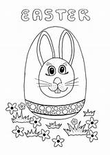 Easter Coloring Egg Hunt Kids Supplies sketch template