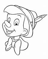 Pinocho Pinokio Pinocchio Páginas Zadowolony Kolorowanki Niños Disneya Kolorowanka Visitar sketch template