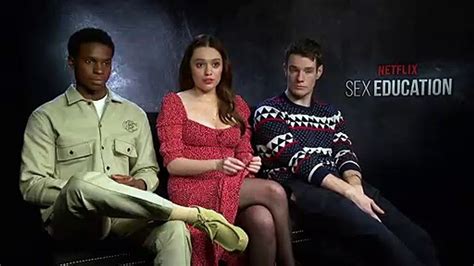 therapy with the sex education cast video dailymotion