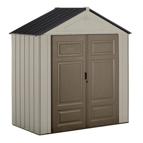rubbermaid big max junior  ft     ft storage shed