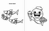 Pinkfong Doo Template Supersimple Sharks Tremendous sketch template