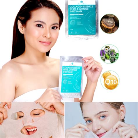 collagen essence white and wrinkle sheet mask skincare product multi