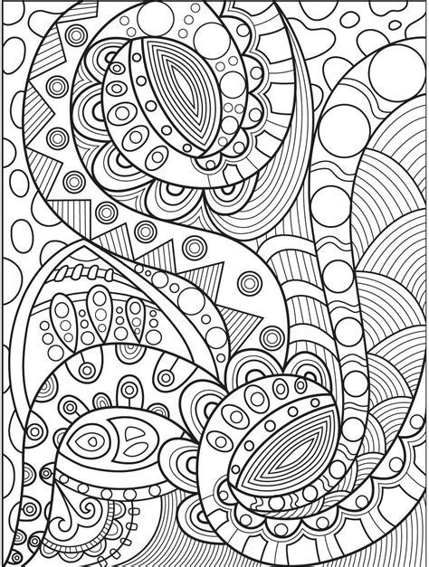 abstract coloring page  colorish coloring book app  adults