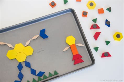 magnetic pattern blocks great  home travel    love