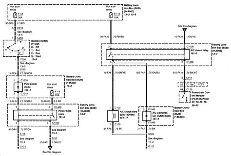 ford ranger ignition switch wiring diagram  wiring diagram